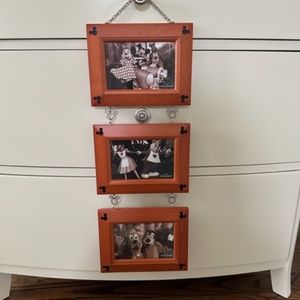 Disney Set of 3  4x 6 Wood Frames